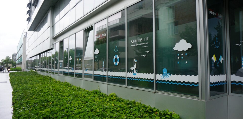 Crèche Bordeaux Tourni'quai people&baby facade extérieur garde enfants bébés