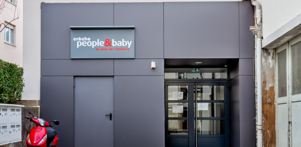 Crèche Schiltigheim Trottinette people&baby façade extérieure 