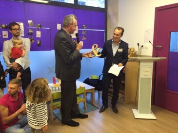 Inauguration de la crèche people&baby de la rue de Turin