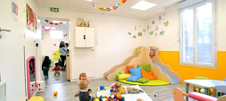 Crèche, Les Petits Moulins, Colombes, 92700
