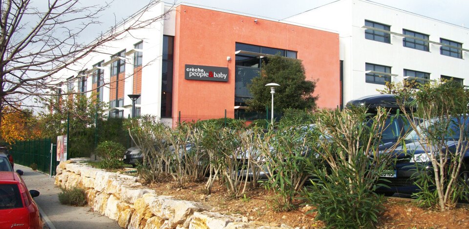 Crèche Sophia Antipolis Biot Vanille people&baby façade extérieure