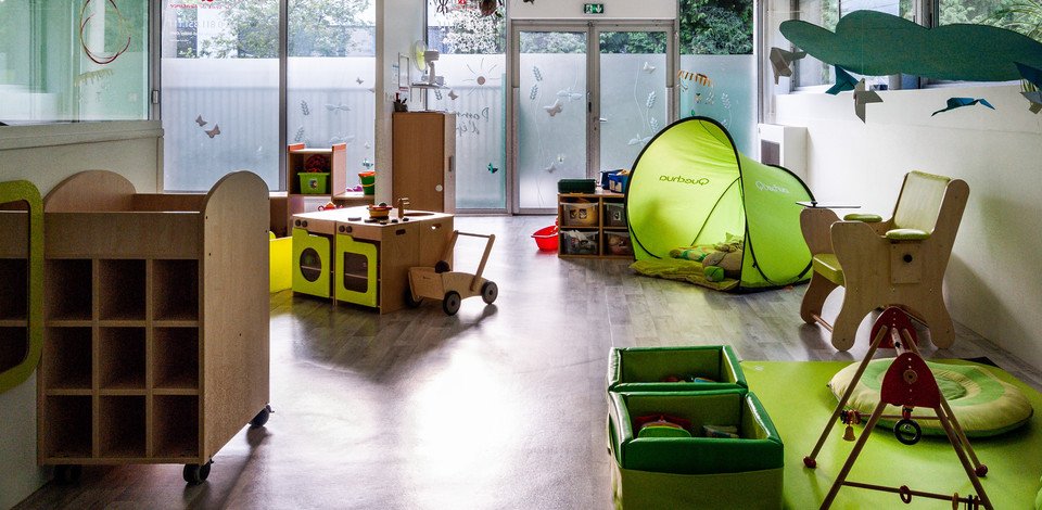 Crèche Amiens Pomme d'épi people&baby espace de vie jeux enfants éveil pédagogie