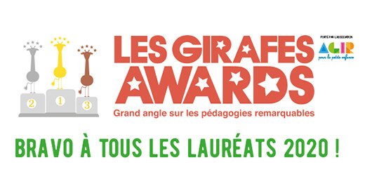 Girafes Awards 2020 : quels sont les projets gagnants ?