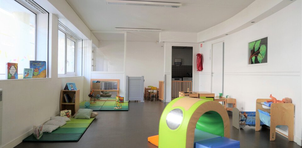 Crèche Nantes Minihome Rue Linné people&baby espace de vie jeux enfants éveil