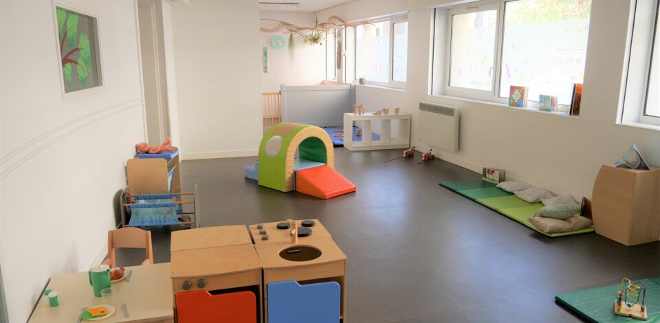 Crèche Nantes Minihome Rue Linné people&baby espace de vie jeux enfants pédagogie