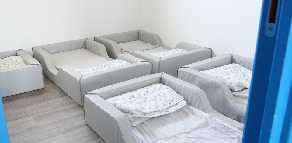 Crèche Merignies Turquoise people&baby coin sommeil dortoirs enfants
