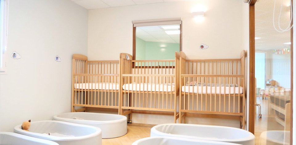 Crèche Nantes Flic Flac Floc people&baby dortoir enfants bébés espace de sommeil crèche