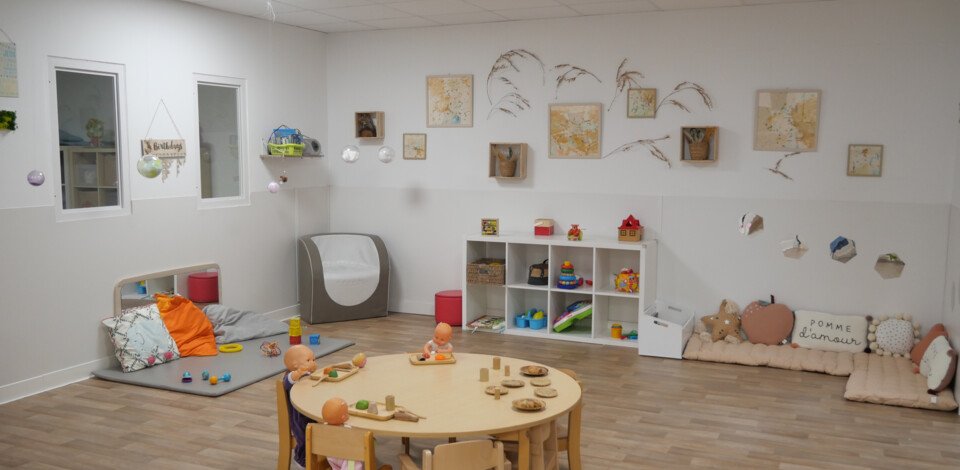 Crèche Mougins Opaline people&baby jeux enfants espace de vie jeux enfants éveil