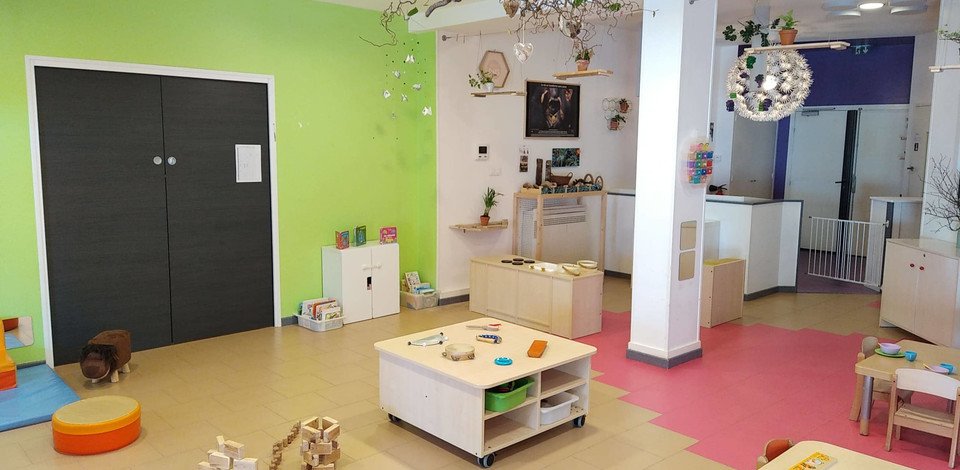 Crèche Lyon Cocon d'éveil Garcin people&baby espace de vie jeux enfants jeux en bois 