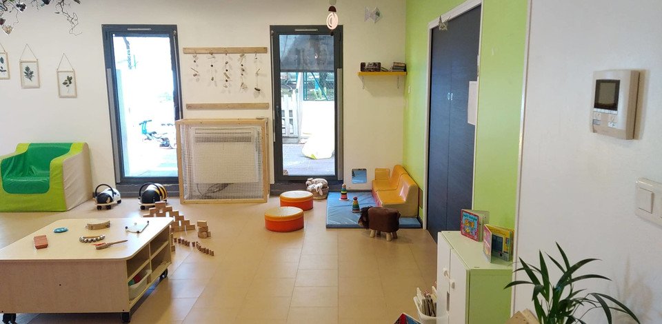 Crèche Lyon Cocon d'éveil Garcin people&baby espace de vie jeux enfants jeux en bois 