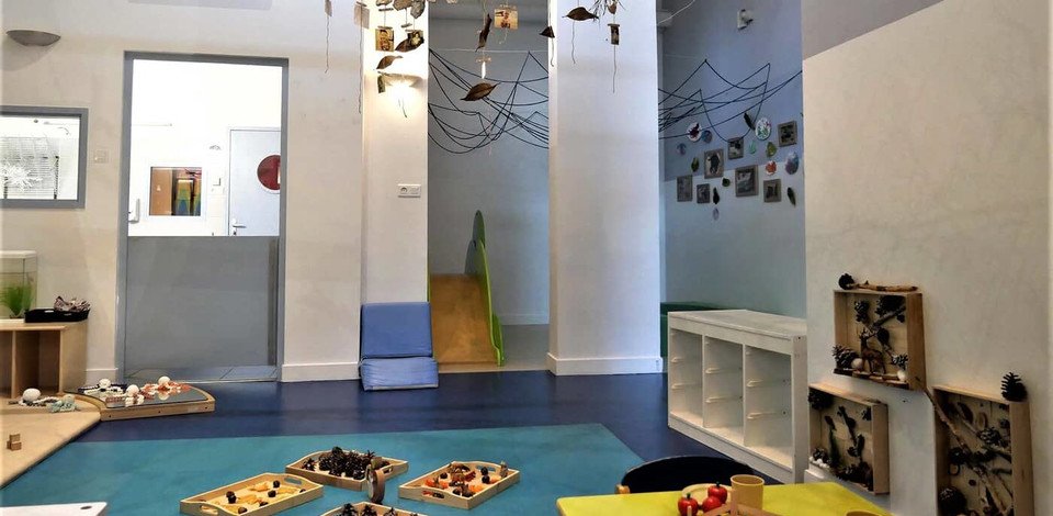 Crèche Montfavet Les Petits Lutins people&baby espace de vie jeux enfants jeux en bois pédagogie