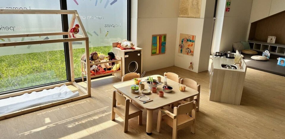 Crèche Merignac Papyrus people&baby pédagogie éveil jeux motricité