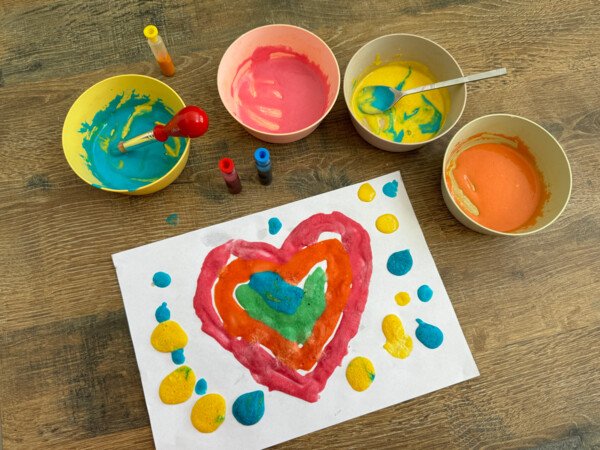 faire de la peinture gonflante diy people and baby