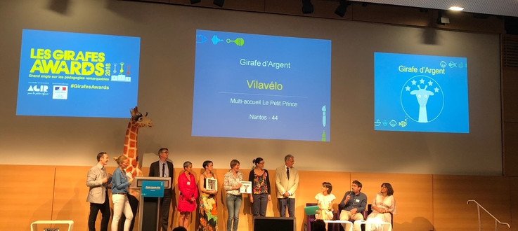 Girafes Awards 2018 : la crèche nantaise Le Petit Prince remporte la Girafe d’argent !