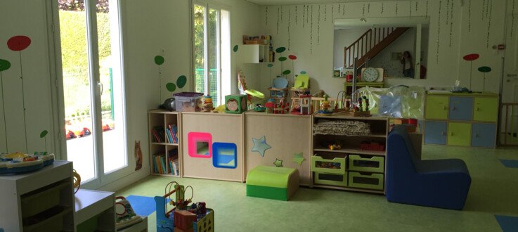 Crèche, Les Canetons Gare de Saint-Nom, L'Étang-la-Ville, 78620